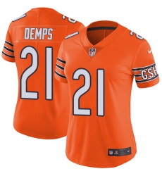 Women's Nike Chicago Bears #21 Quintin Demps Limited Orange Rush Vapor Untouchable NFL Jersey