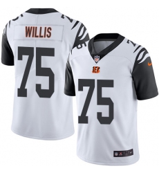 Men's Nike Cincinnati Bengals #99 Jordan Willis Limited White Rush Vapor Untouchable NFL Jersey