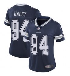 Women's Nike Dallas Cowboys #94 Charles Haley Navy Blue Team Color Vapor Untouchable Limited Player NFL Jersey