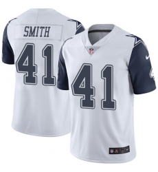 Men's Nike Dallas Cowboys #41 Keith Smith Limited White Rush Vapor Untouchable NFL Jersey