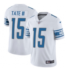Youth Nike Detroit Lions #15 Golden Tate III Limited White Vapor Untouchable NFL Jersey