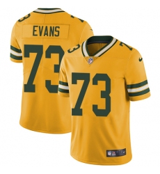 Men's Nike Green Bay Packers #73 Jahri Evans Limited Gold Rush Vapor Untouchable NFL Jersey