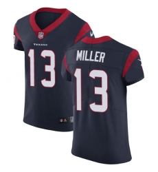 Men's Nike Houston Texans #13 Braxton Miller Navy Blue Team Color Vapor Untouchable Elite Player NFL Jersey