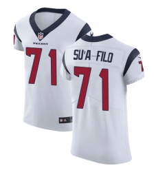 Men's Nike Houston Texans #71 Xavier Su'a-Filo White Vapor Untouchable Elite Player NFL Jersey