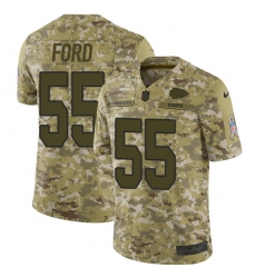 Men's Nike Kansas City Chiefs #55 Dee Ford Limited Camo 2018 Salute to Service NFL Jersey