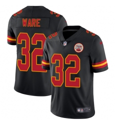 Men's Nike Kansas City Chiefs #32 Spencer Ware Limited Black Rush Vapor Untouchable NFL Jersey