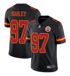 Men's Nike Kansas City Chiefs #97 Allen Bailey Limited Black Rush Vapor Untouchable NFL Jersey