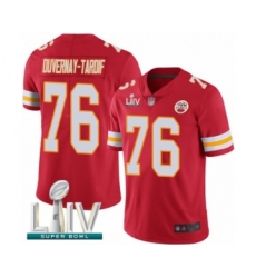 Men's Kansas City Chiefs #76 Laurent Duvernay-Tardif Red Team Color Vapor Untouchable Limited Player Super Bowl LIV Bound Football Jersey