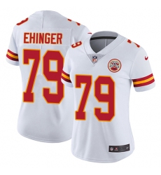 Women's Nike Kansas City Chiefs #79 Parker Ehinger White Vapor Untouchable Limited Player NFL Jersey