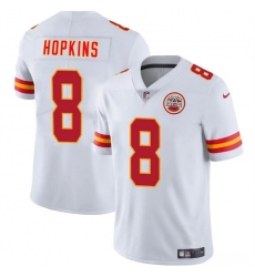 Men's Kansas City Chiefs #8 DeAndre Hopkins White Vapor Untouchable Limited Stitched Football Jersey