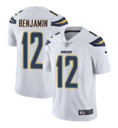 Youth Nike Los Angeles Chargers #12 Travis Benjamin Elite White NFL Jersey